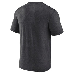 Fanatics New Orleans Saints Extreme Tackle Tri-Blend T-Shirt Heather Charcoal