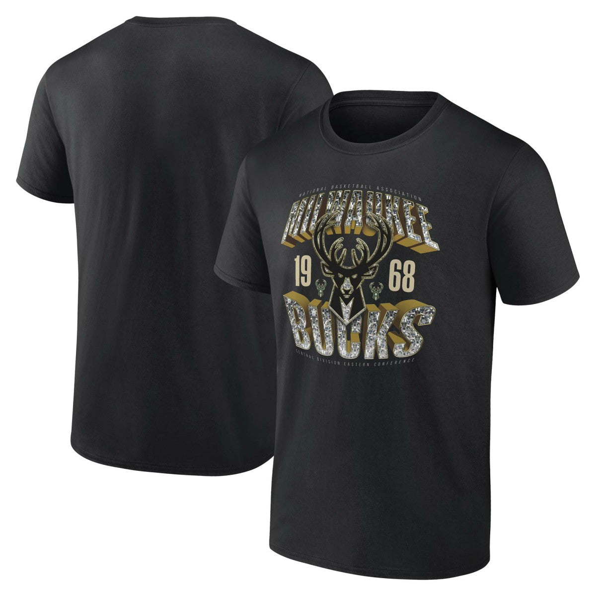 Milwaukee Bucks Quick Strides T-Shirt Black | Fanatics Near Me
