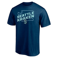 Seattle Kraken Fanatics Block Party Push Ahead T-Shirt - Deep Sea Blue - NHL 202688316