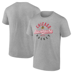 Chicago Blackhawks Fanatics Emblem T-Shirt - Gray - NHL 202688329