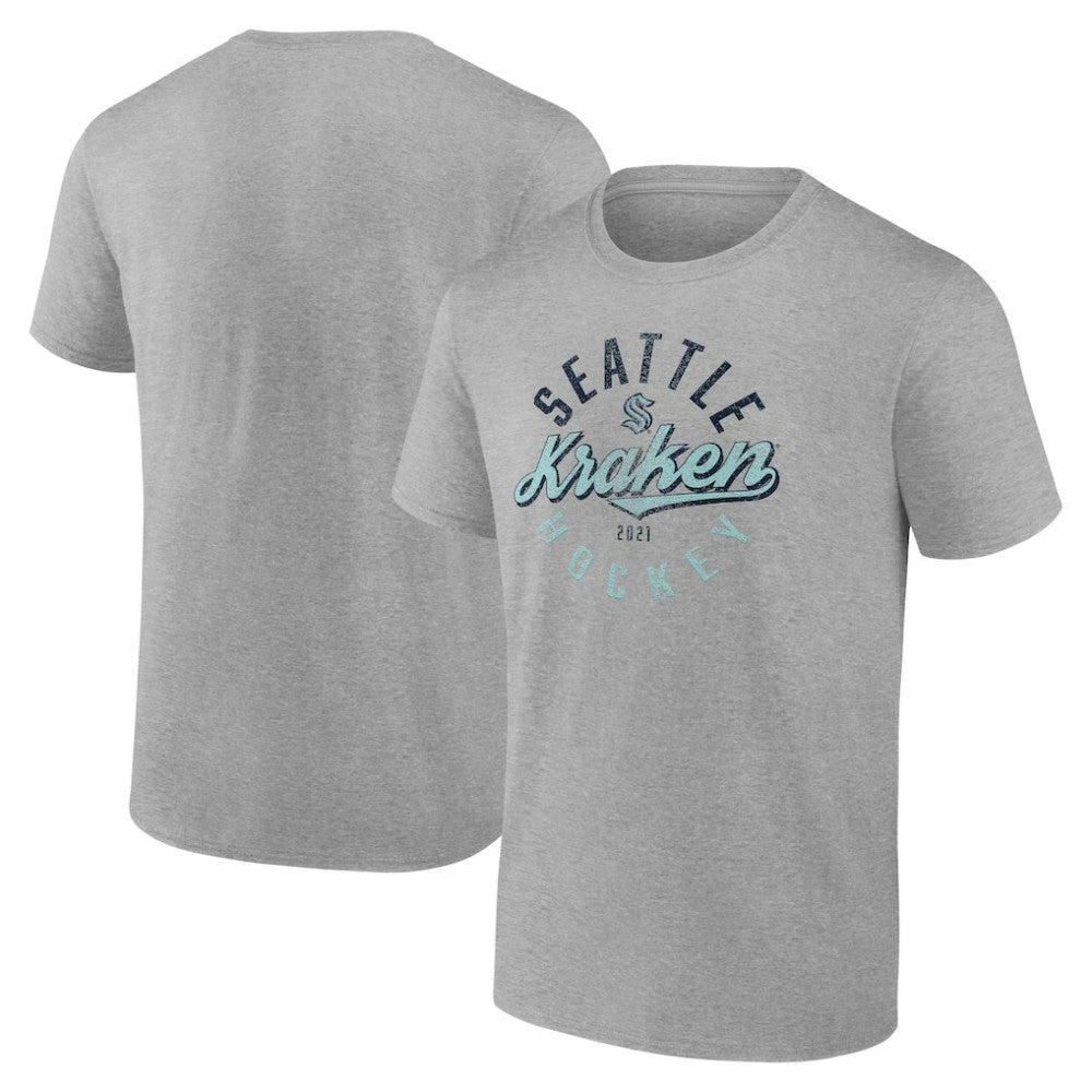 Seattle Kraken Fanatics Emblem T-Shirt - Gray - NHL 202688331