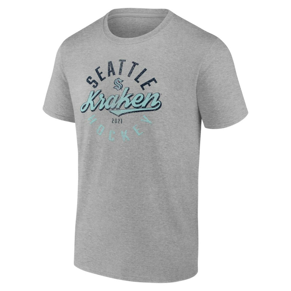 Seattle Kraken Fanatics Emblem T-Shirt - Gray - NHL 202688331