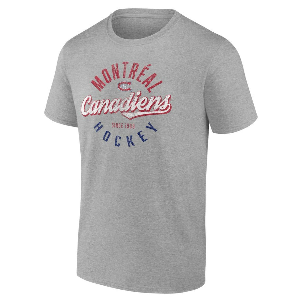 Montreal Canadiens Fanatics Emblem T-Shirt - Gray - NHL 202688333