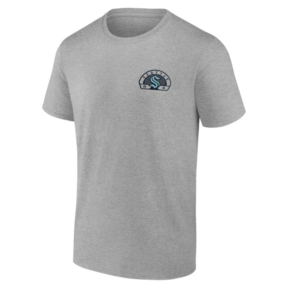 Seattle Kraken Fanatics Valor T-Shirt - Gray - NHL 202688344