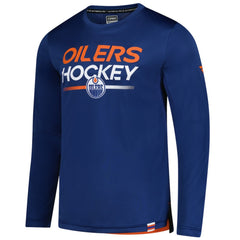 Edmonton Oilers Fanatics Authentic Pro Tech Long Sleeve T-Shirt - Royal - NHL 202688401