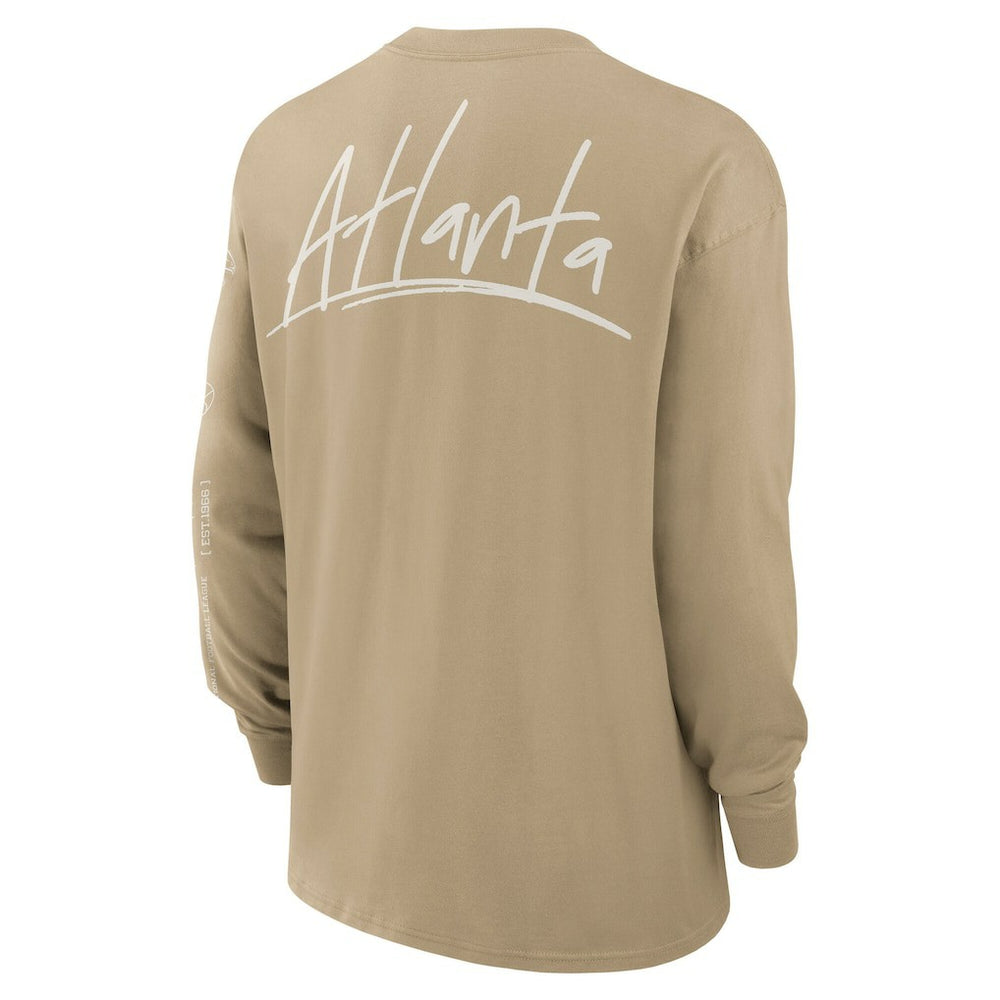 Nike Atlanta Falcons Essential Statement Max90 Long Sleeve T-Shirt Tan