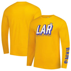 Fanatics Los Angeles Rams Long Sleeve T-Shirt Gold