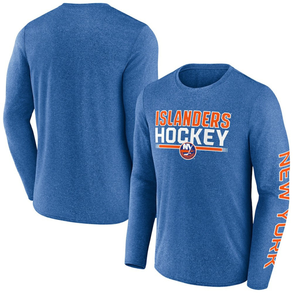New York Islanders Fanatics Sweep Iconic Synthetic Long Sleeve T-Shirt - Heather Royal - NHL 202688589