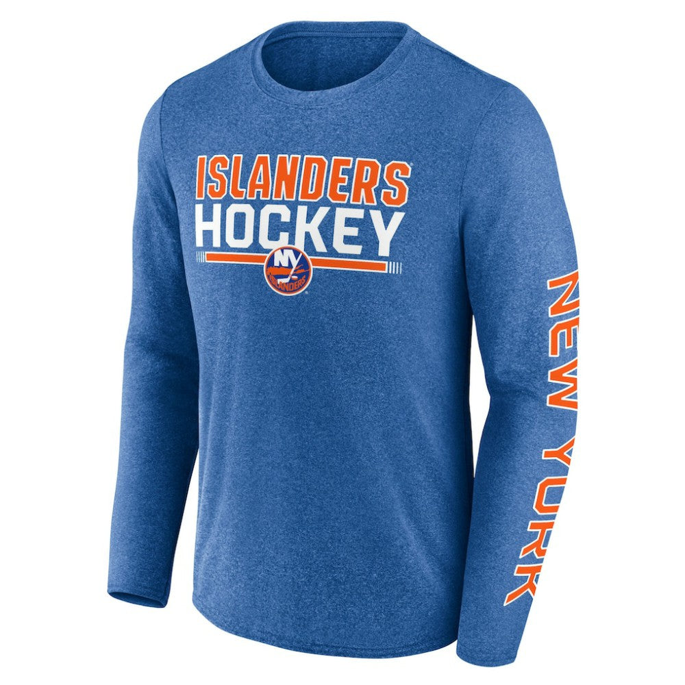 New York Islanders Fanatics Sweep Iconic Synthetic Long Sleeve T-Shirt - Heather Royal - NHL 202688589