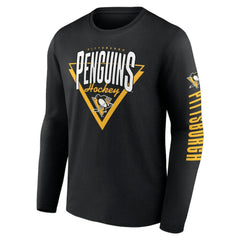Pittsburgh Penguins Fanatics Headline Long Sleeve T-Shirt - Black - NHL 202688625