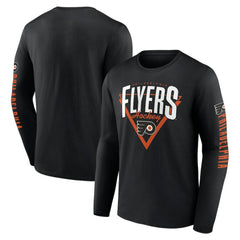 Philadelphia Flyers Fanatics Headline Long Sleeve T-Shirt - Black - NHL 202688629