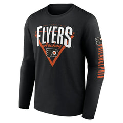 Philadelphia Flyers Fanatics Headline Long Sleeve T-Shirt - Black - NHL 202688629