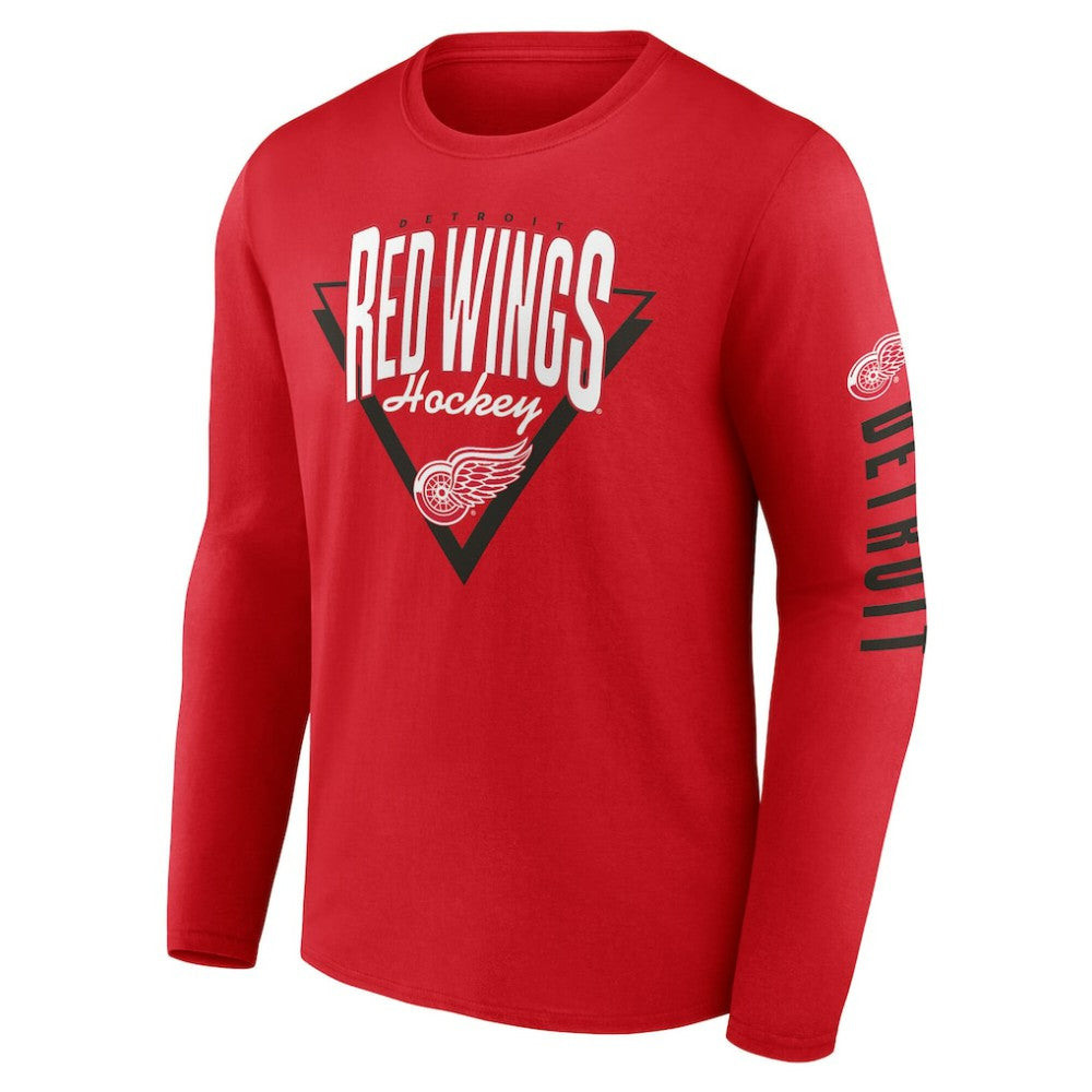 Detroit Red Wings Fanatics Headline Long Sleeve T-Shirt - Red - NHL 202688632