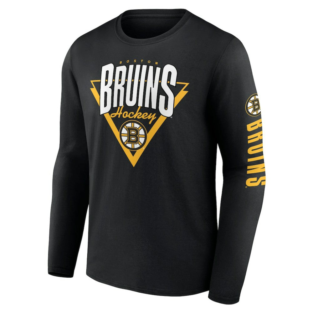 Boston Bruins Fanatics Headline Long Sleeve T-Shirt - Black - NHL 202688636