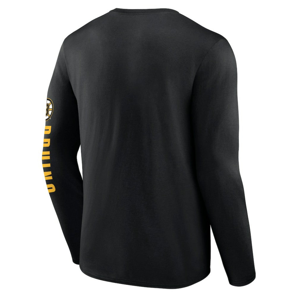 Boston Bruins Fanatics Headline Long Sleeve T-Shirt - Black - NHL 202688636