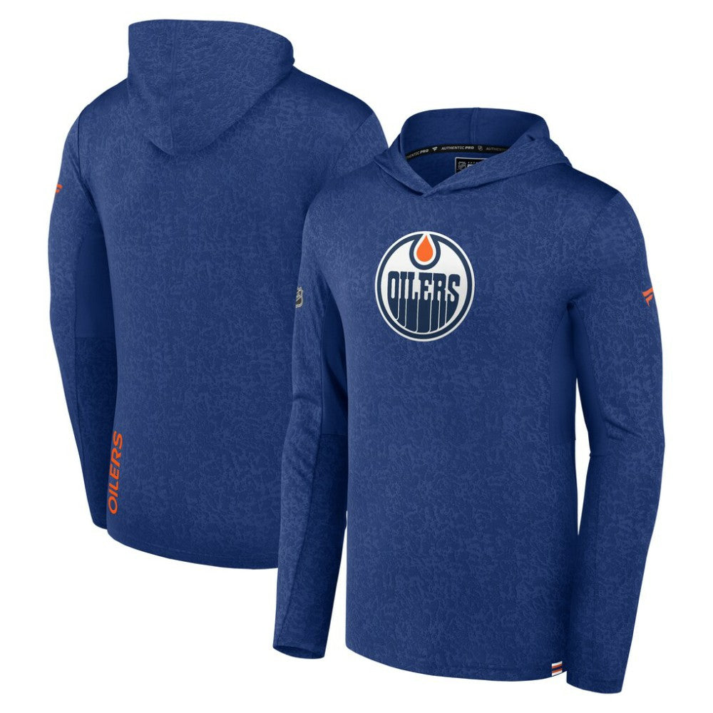 Edmonton Oilers Fanatics Authentic Pro Lightweight Pullover Hoodie - Royal - NHL 202688854