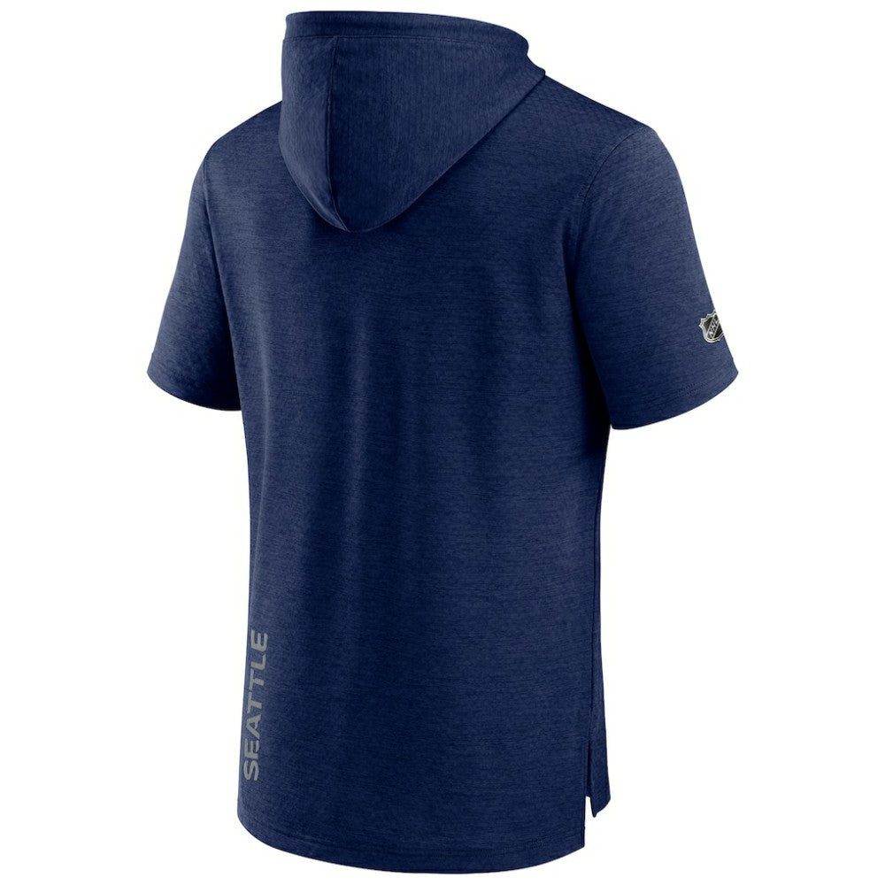 Seattle Kraken Fanatics Authentic Pro Pullover Hoodie - Heather Deep Sea Blue - NHL 202689289