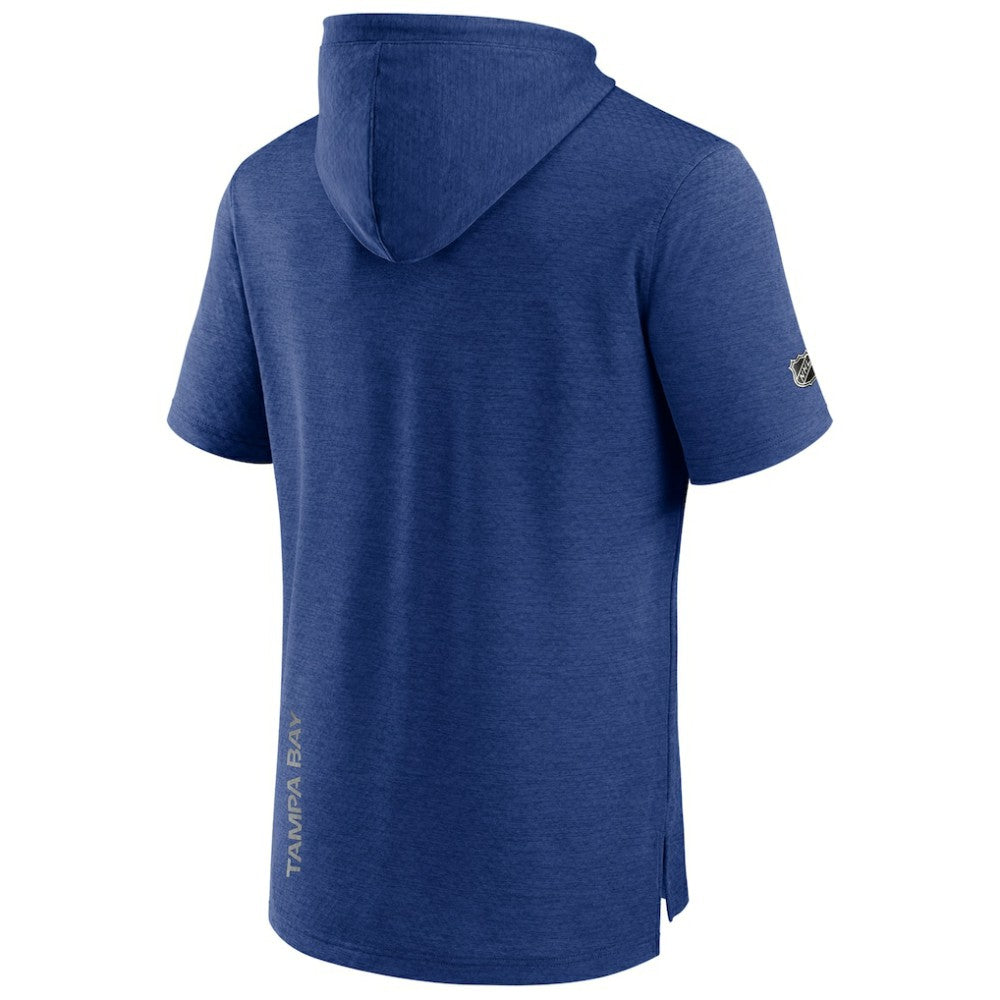Tampa Bay Lightning Fanatics Authentic Pro Pullover Hoodie - Heather Blue - NHL 202689291