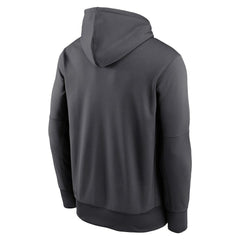 Nike Miami Dolphins Team Muscle Performance Fleece Pullover Hoodie Anthracite
