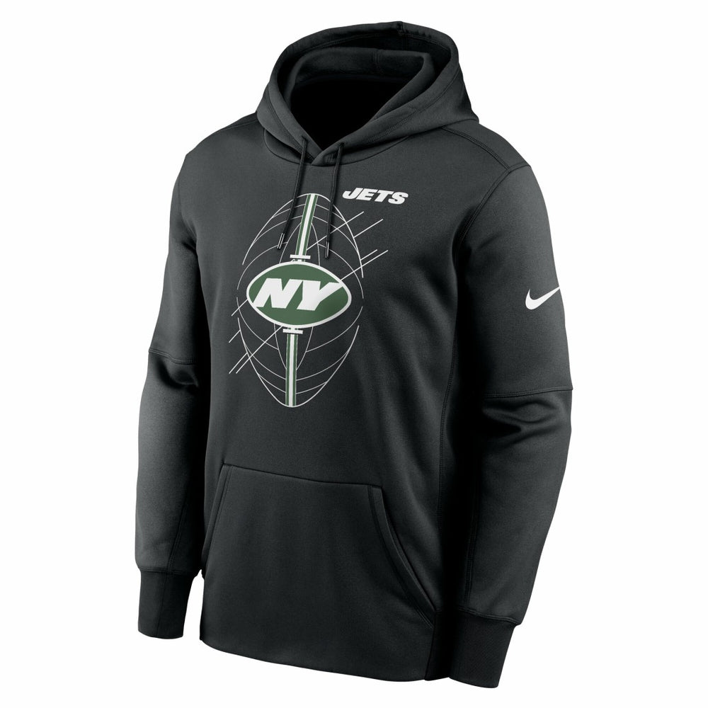 Nike New York Jets Performance Fleece Pullover Hoodie Black
