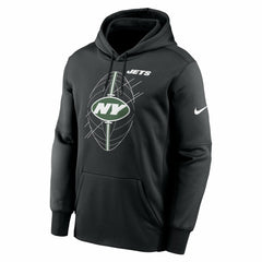 Nike New York Jets Performance Fleece Pullover Hoodie Black