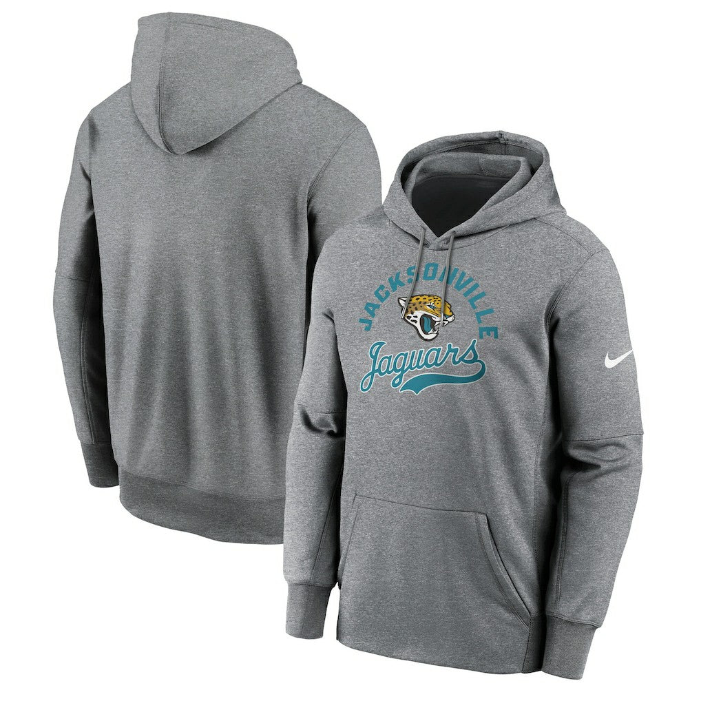 Nike Jacksonville Jaguars Performance Fleece Pullover Hoodie Heather Gray
