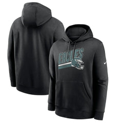 Nike Philadelphia Eagles Club Fleece Pullover Hoodie Black