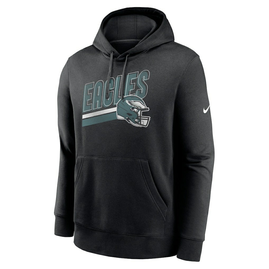 Nike Philadelphia Eagles Club Fleece Pullover Hoodie Black
