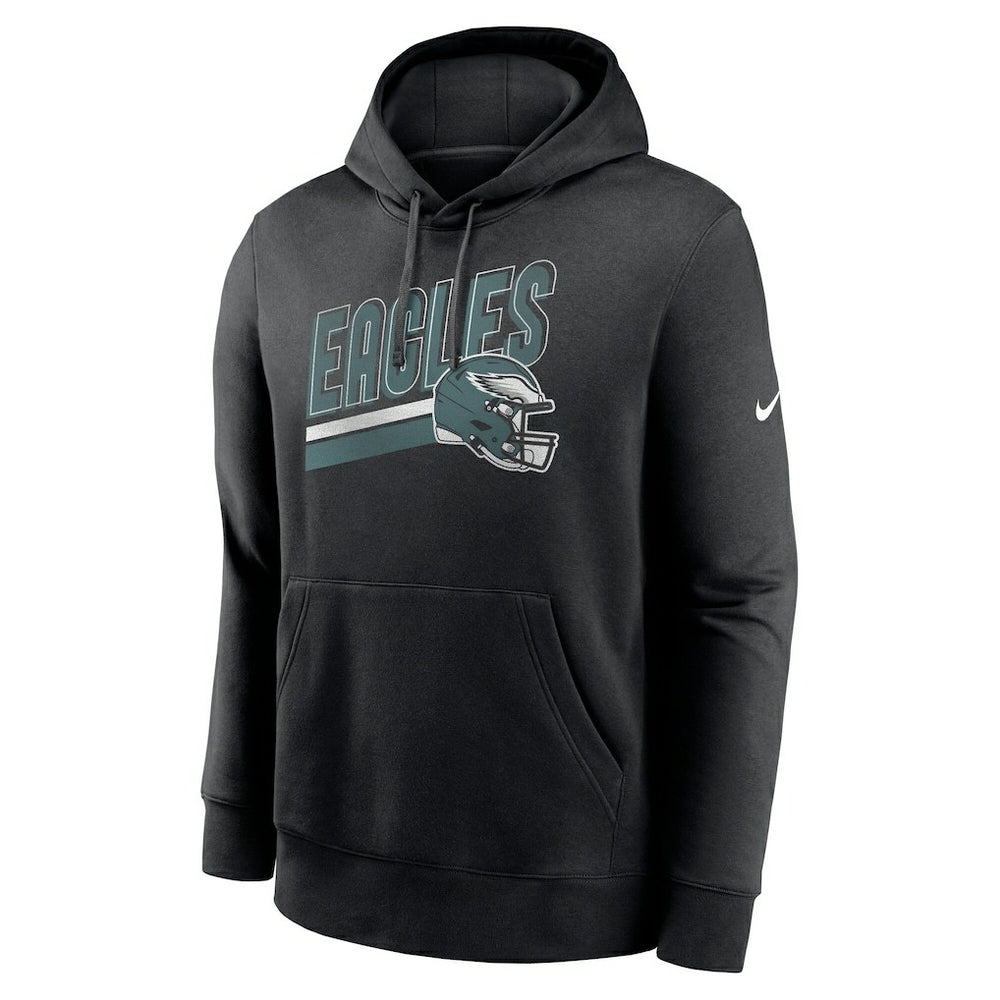 Nike Philadelphia Eagles Club Fleece Pullover Hoodie Black