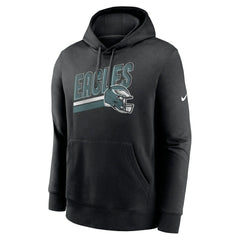 Nike Philadelphia Eagles Club Fleece Pullover Hoodie Black