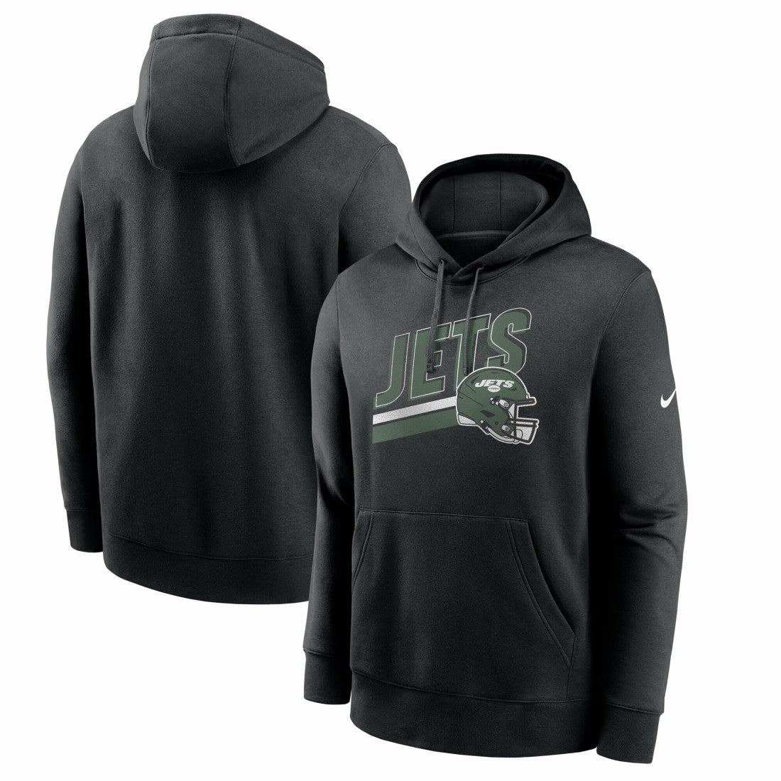 Nike New York Jets Club Fleece Pullover Hoodie Black