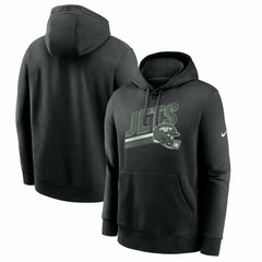Nike New York Jets Club Fleece Pullover Hoodie Black