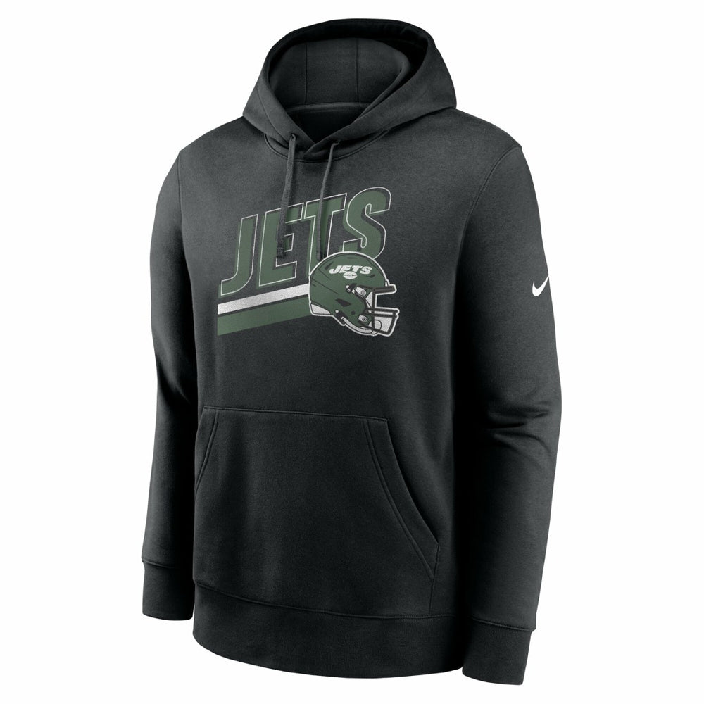 Nike New York Jets Club Fleece Pullover Hoodie Black