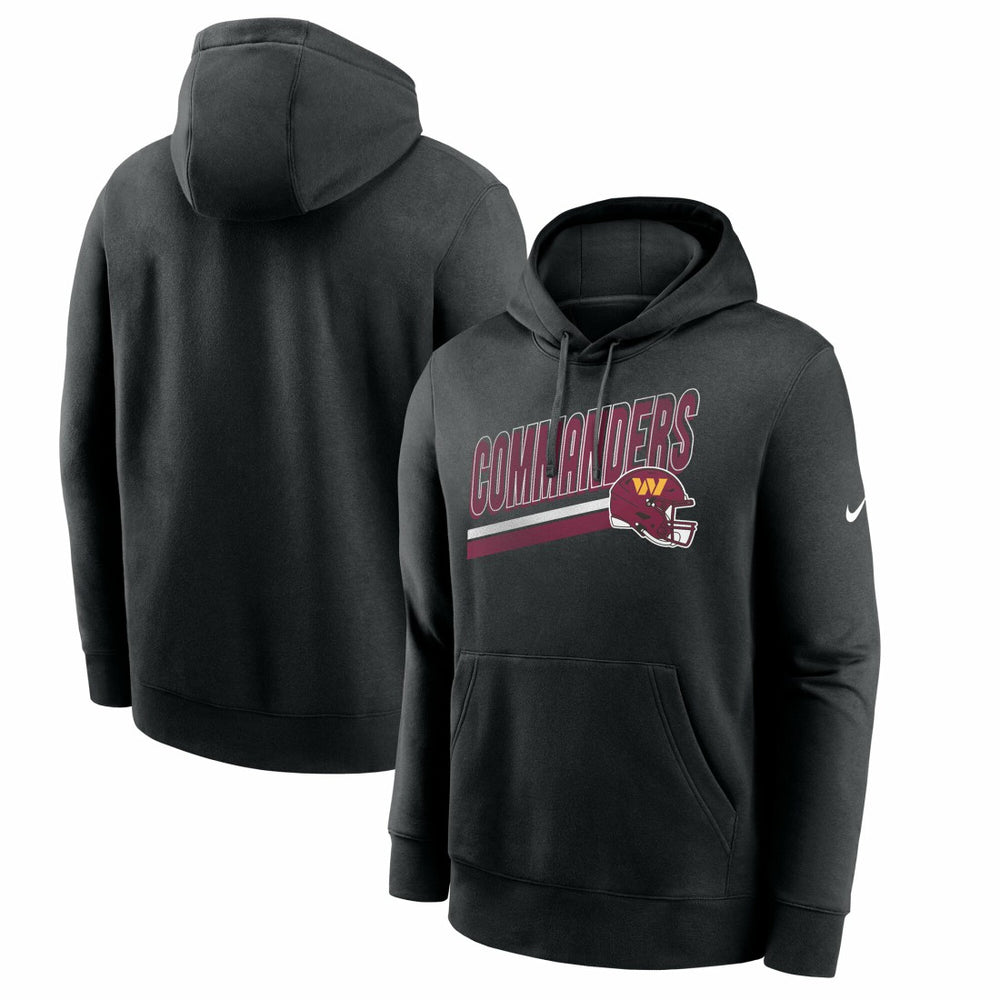 Nike Washington Commanders Club Fleece Pullover Hoodie Black
