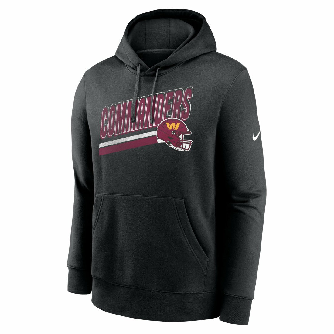 Nike Washington Commanders Club Fleece Pullover Hoodie Black