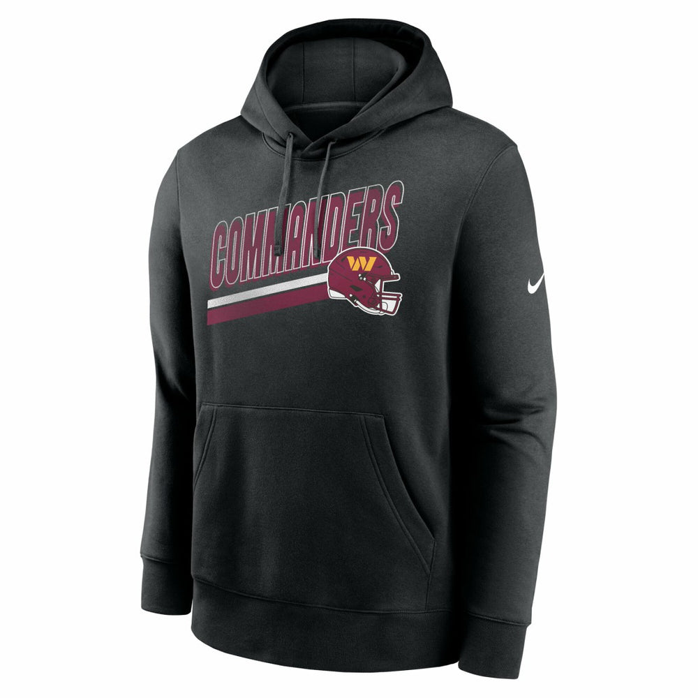 Nike Washington Commanders Club Fleece Pullover Hoodie Black