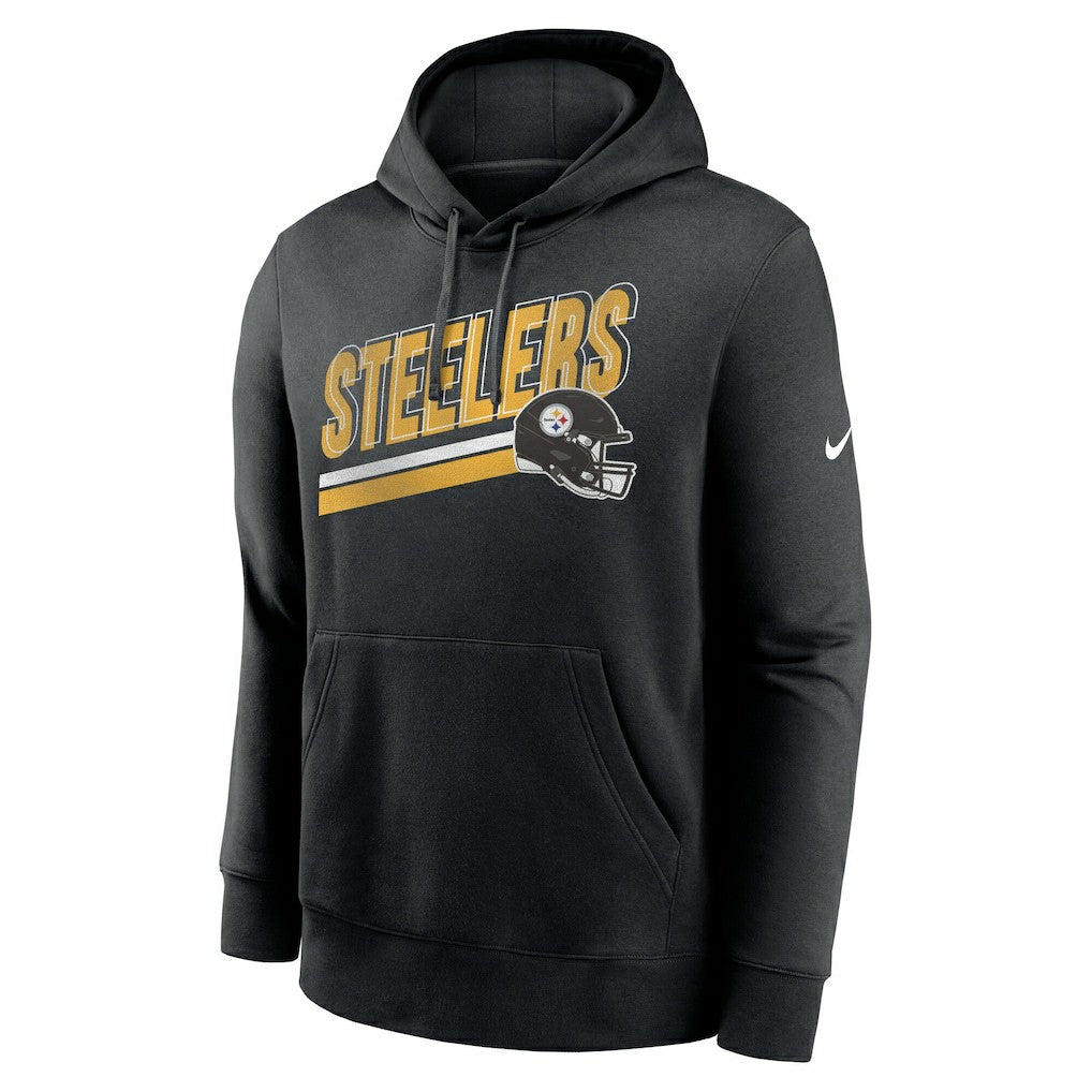 Nike Pittsburgh Steelers Club Fleece Pullover Hoodie Black