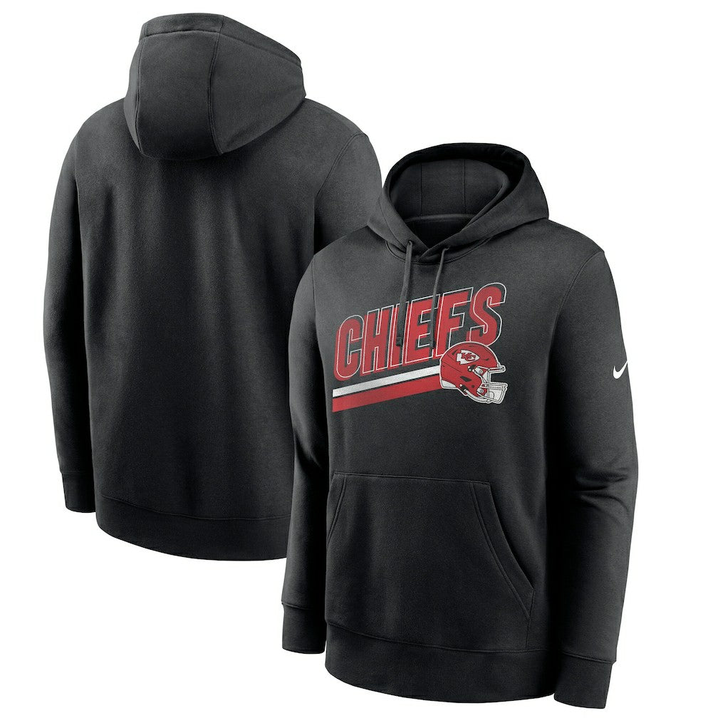 Nike Kansas City Chiefs Club Fleece Pullover Hoodie Black