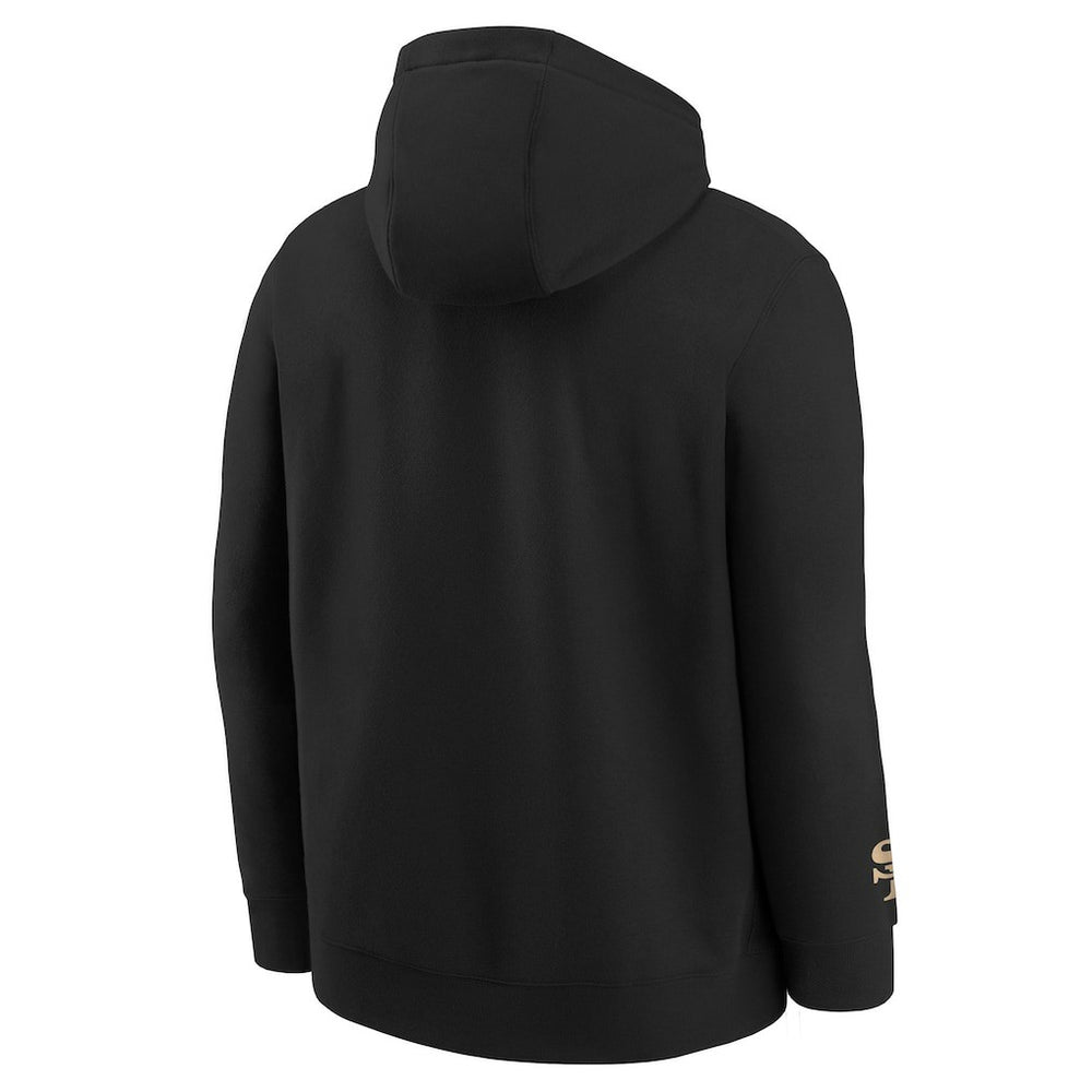 Nike San Francisco 49ers Youth 2025 Rivalries Collection Club Hoodie Black