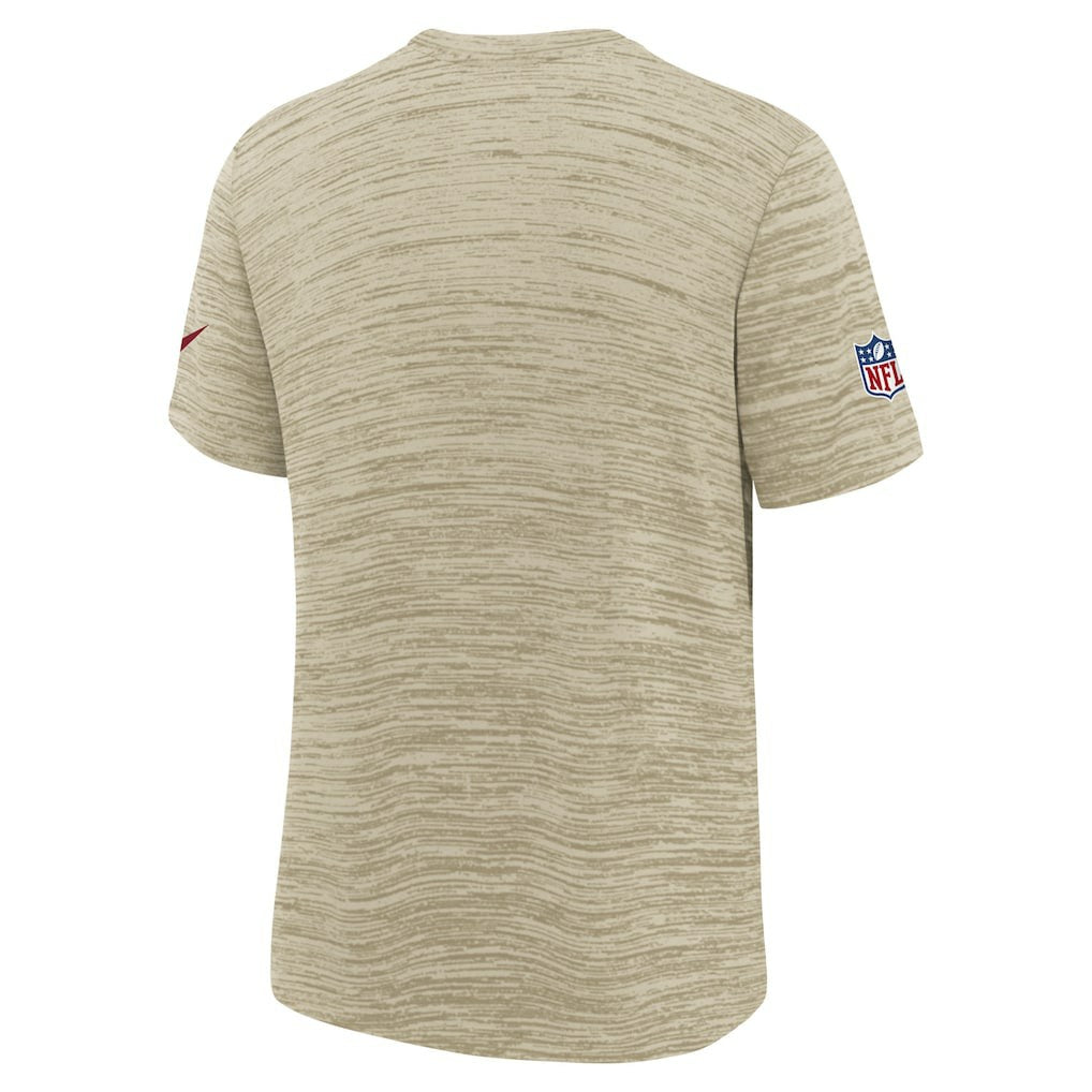 Nike Arizona Cardinals Youth 2025 Rivalries Collection Sideline Velocity Dri-FIT T-Shirt Natural