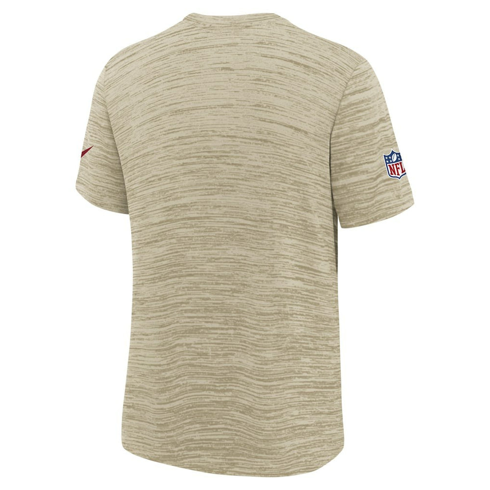 Nike Arizona Cardinals Youth 2025 Rivalries Collection Sideline Velocity Dri-FIT T-Shirt Natural