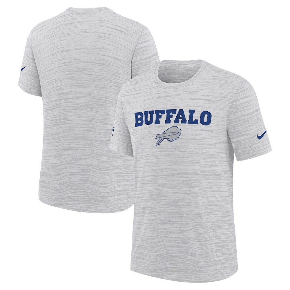 Nike Buffalo Bills Youth 2025 Rivalries Collection Sideline Velocity Dri-FIT T-Shirt White