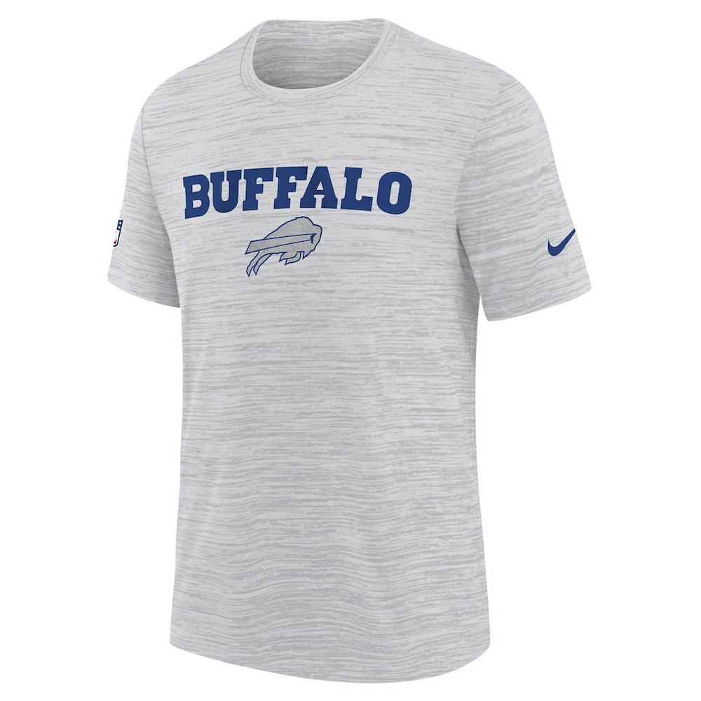 Nike Buffalo Bills Youth 2025 Rivalries Collection Sideline Velocity Dri-FIT T-Shirt White