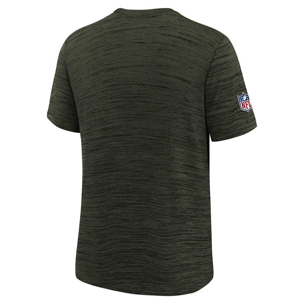 Nike New York Jets Youth 2025 Rivalries Collection Sideline Velocity Dri-FIT T-Shirt Gotham Green