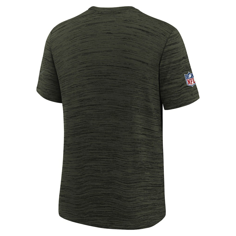 Nike New York Jets Youth 2025 Rivalries Collection Sideline Velocity Dri-FIT T-Shirt Gotham Green