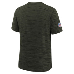 Nike New York Jets Youth 2025 Rivalries Collection Sideline Velocity Dri-FIT T-Shirt Gotham Green