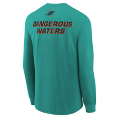 Nike Miami Dolphins Youth 2025 Rivalries Collection Long Sleeve T-Shirt Turbo Green