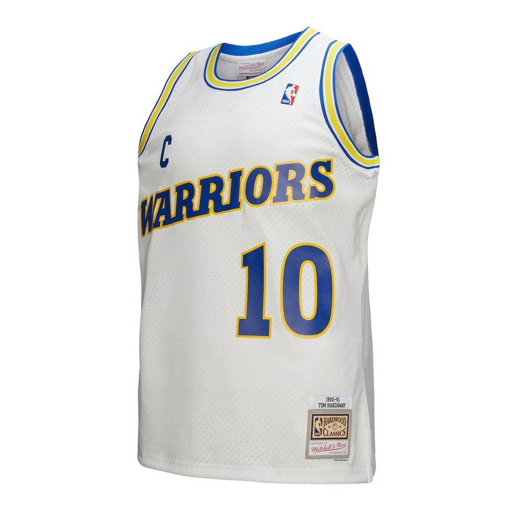 Tim Hardaway Golden State Warriors Hardwood Classics 1990/91 Swingman Jersey for sale White | Mitchell & Ness outlet