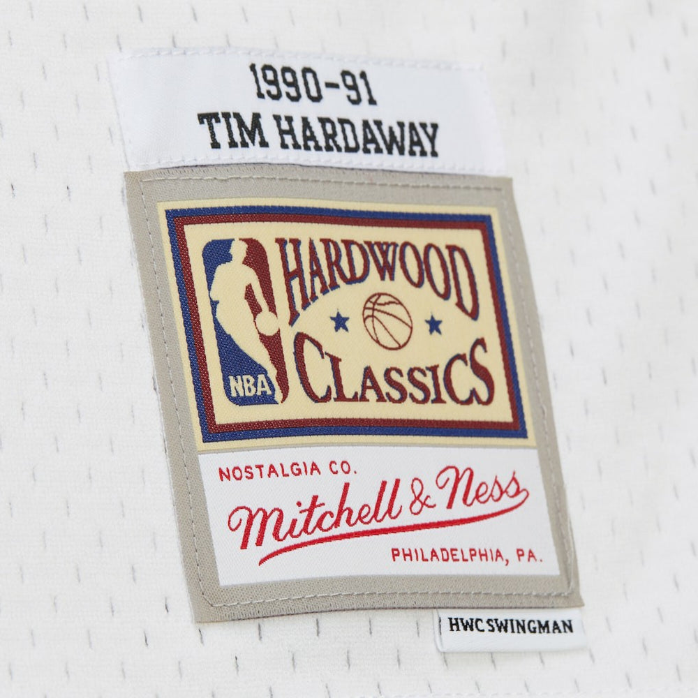Tim Hardaway Golden State Warriors Hardwood Classics 1990/91 Swingman Jersey for sale White | Mitchell & Ness outlet