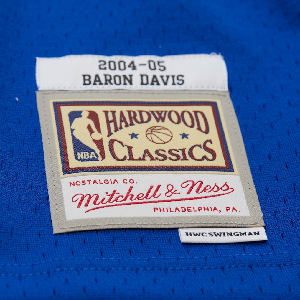 Baron Davis Golden State Warriors Hardwood Classics 2004/05 Swingman Jersey Royal | Mitchell & Ness US